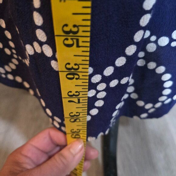 Marks and Spencer Sleeveless Maxi Cool Dress Navy & White Size UK 8 US 10 - Picture 9 of 12